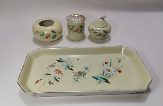 OSMANLI DÖNEMİ EL BOYAMA NADİR YAZI TAKIMI 