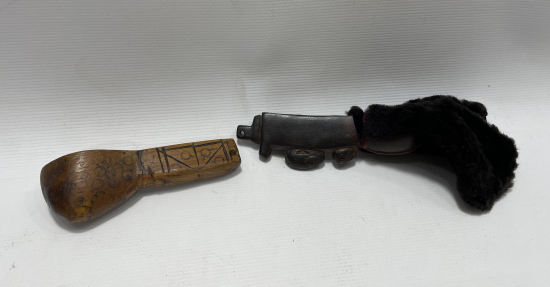 OSMANLI DÖNEMİ 2 ADET AHŞAP BILDIR AVI ALETİ