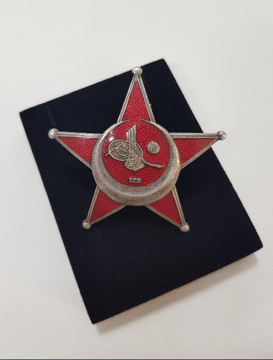 GÜMÜŞ ÇANAKKALE SUBAY MADALYASI 