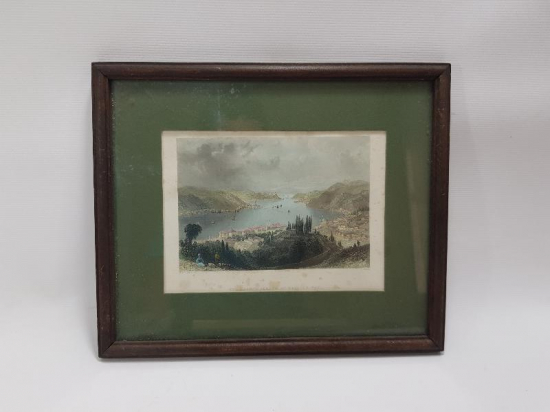 OSMANLI DÖNEMİ RENKLİ GRAVÜR: BEYLERBEYİ 