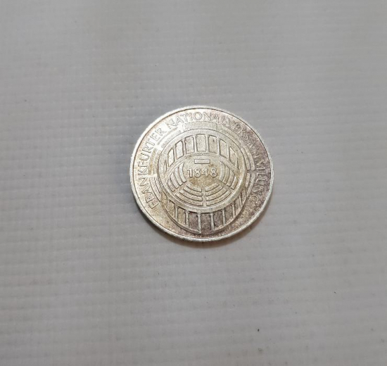 ALMANYA 1973 TARİHLİ GÜMÜŞ 5 MARK HATIRA PARA 