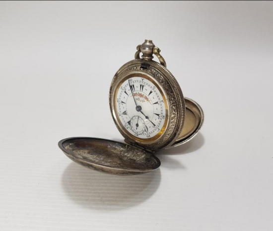 OSMANLI DÖNEMİ GÜMÜŞ KASA CEP SAATİ 