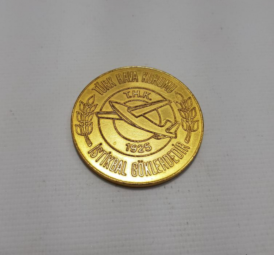 1981 TÜRK HAVA KURUMU 4. BALKAN HAVA OYUNLARI MADALYASI 