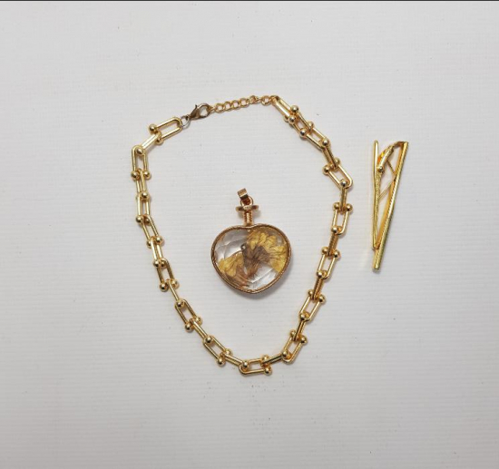 ALTIN KAPLAMA AVRUPA TAKI SETİ 