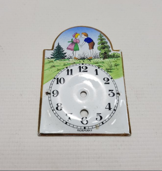 ÇİL KONDÜSYONDA EMAYE SAAT KADRANI