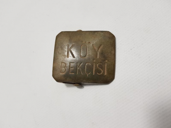 KÖY BEKÇİSİ KEMER TOKASI