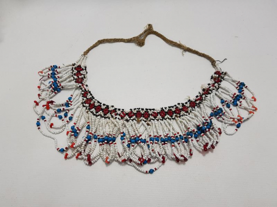 OSMANLI DÖNEMİ EGE BÖLGESİ BONCUK İŞLEME KADIN ALINLIĞI