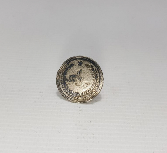 OSMANLI TUĞRALI GÜMÜŞ DÜĞME