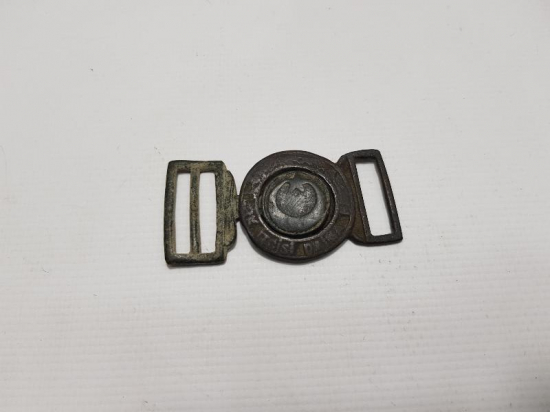 TÜRK İZCİSİ DAİMA HAZIRDIR YAZILI BRONZ KEMER TOKASI