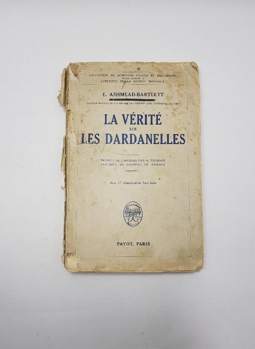 1929 TARİHLİ FRANSIZCA ÇANAKKALE SAVAŞI KİTABI