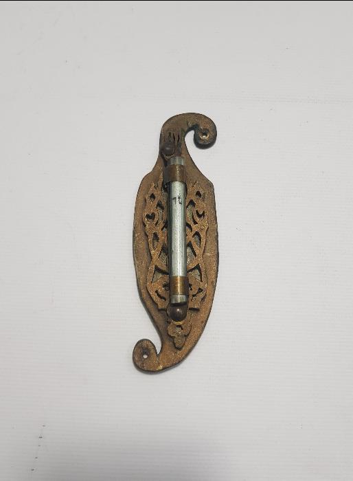 OSMANLI DÖNEMİ İÇİNDE EL YAZMA DUASI BULUNAN AHŞAP MEZUZA