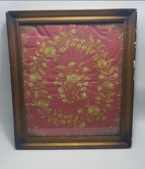 OSMANLI DÖNEMİ RUM İŞİ İPEK PANO