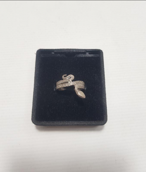 YILAN TEMALI GÜMÜŞ BAYAN YÜZÜK 