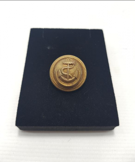 OSMANLICA MALÜL GAZİLER PAZARI YAZILI NADİR DENİZCİ PAŞA DÜĞMESİ 