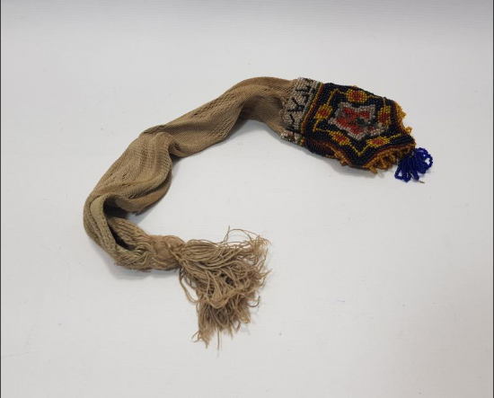 OSMANLICA YAZILI BONCUK İŞİ ALTIN KESESİ 