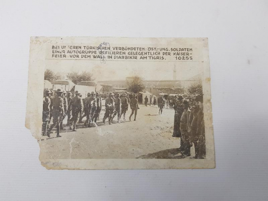 1. DÜNYA SAVAŞI: TÜRK VE ALMAN ASKERLER DİYARBAKIR DİCLE'DE