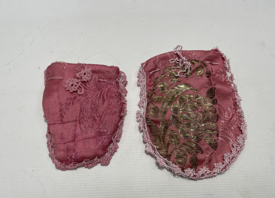 OSMANLI DÖNEMİ 2 ADET ELMASİYE KESE