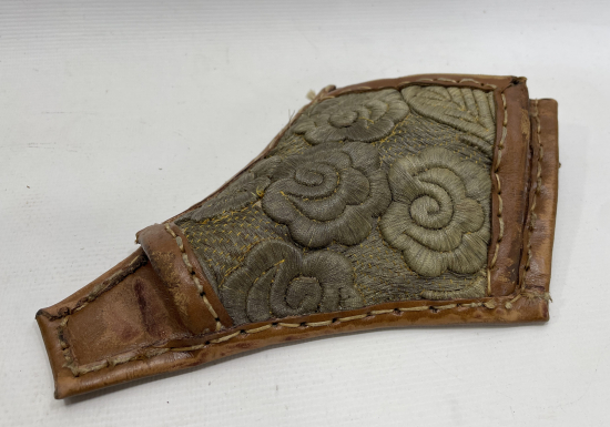 OSMANLI DÖNEMİ ÇOK NADİR GÜMÜŞ SIRMA İŞÇİLİKLİ PİŞTOV KILIFI