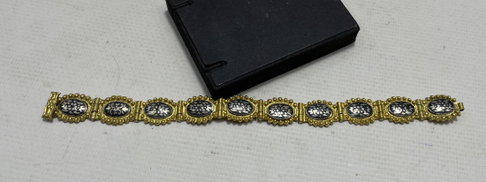 OSMANLI DÖNEMİ SAVAT İŞÇİLİKLİ GÜMÜŞ BİLEKLİK