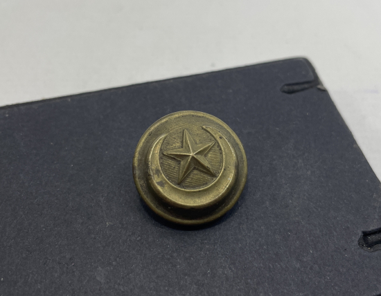 1. DÜNYA SAVAŞI DÖNEMİ AY YILDIZLI SUBAY KIYAFETİ DÜĞMESİ