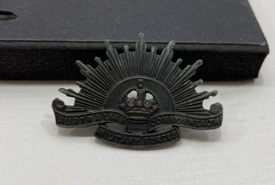 1. DÜNYA SAVAŞI DÖNEMİ ÇOK NADİR ANZAK ŞAPKA KOKARTI