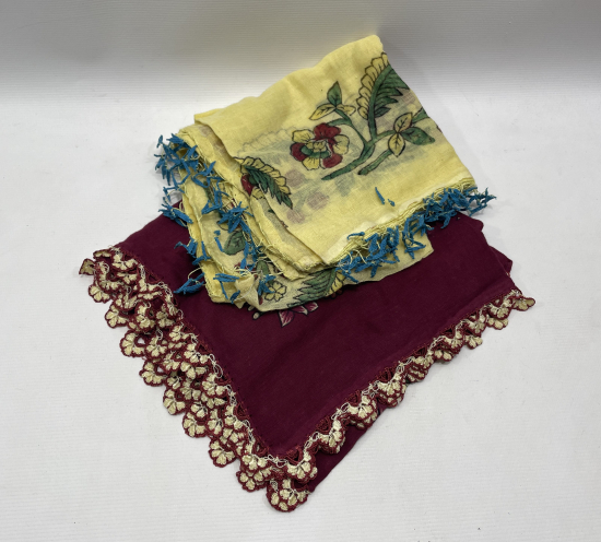 2 ADET ANTİKA OYALI YAZMA