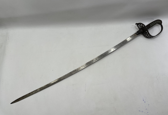 SAPI İGUANA DERİSİNDEN MAMUL ÇOK NADİR OSMANLI DÖNEMİ SÜVARİ SUBAY KILICI