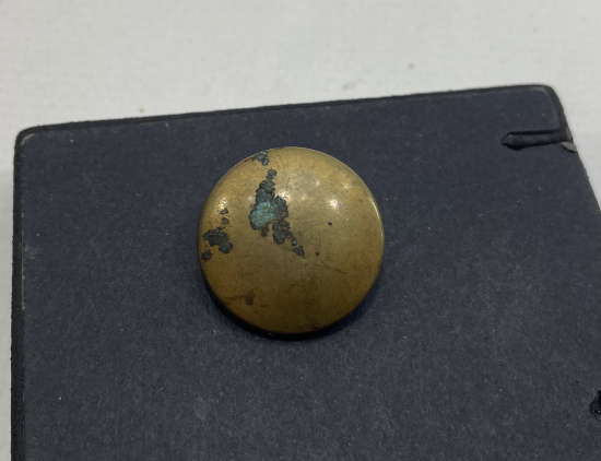 1. DÜNYA SAVAŞI DÖNEMİ ARKASI OSMANLICA YAZILI NADİR SUBAY DÜĞMESİ