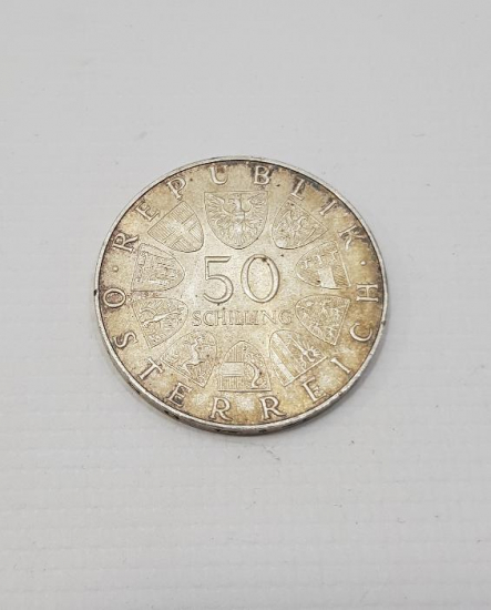 1970 TARİHLİ AVUSTURYA GÜMÜŞ 50 SCHILLING 