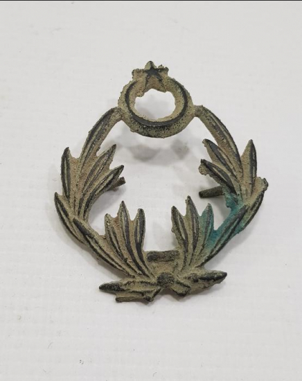 KURTULUŞ SAVAŞI DÖNEMİ SUBAY ŞAPKA KOKARTI 