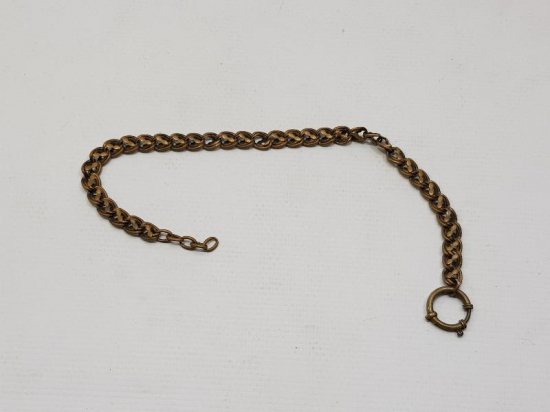 ALTIN KAPLAMA ANTİKA CEP SAATİ KÖSTEĞİ