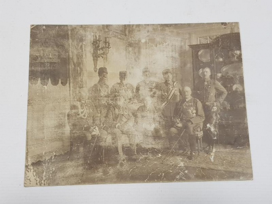 1. DÜNYA SAVAŞI DÖNEMİ MUSTAFA KEMAL ATATÜRK ALMAN SUBAYLARLA ORJİNAL FOTOĞRAF