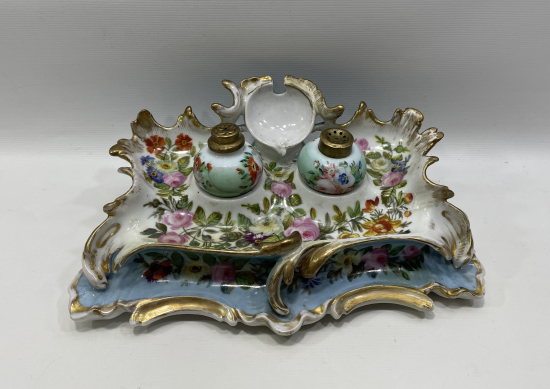 OSMANLI DÖNEMİ ÇOK NADİR TAMAMI EL BOYAMA BÜYÜK BOY HOKKA