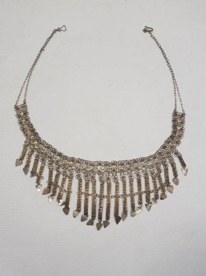 ANTİKA GÜMÜŞ GERDANLIK 