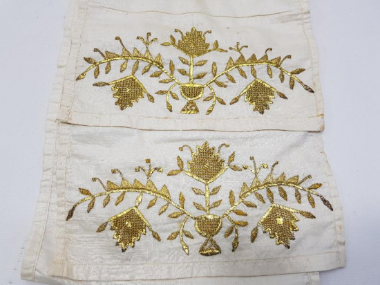 OSMANLI DÖNEMİ ALTIN SIRMA İŞLEMELİ UÇKUR