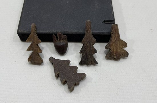 EL YAPIMI ANTİKA ŞAMAN İŞİ AHŞAP NAZARLIK LOTU