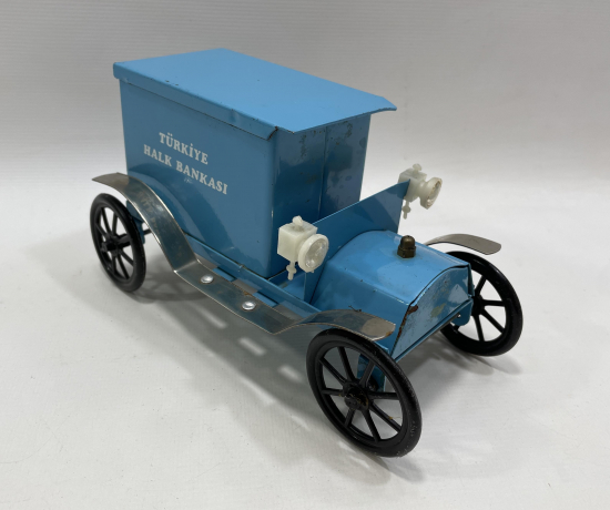 ÇİL KONDİSYONDA METAL HALK BANKASI KUMBARA