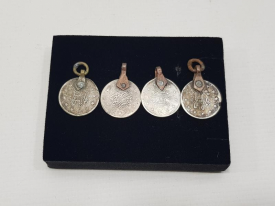 SULTAN II. ABDÜLHAMİD DÖNEMİ 4 ADET GÜMÜŞ 2 KURUŞ 