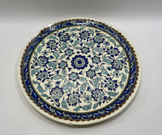 KÜTAHYA İŞİ EL BOYAMA BÜYÜK BOY DUVAR TABAĞI