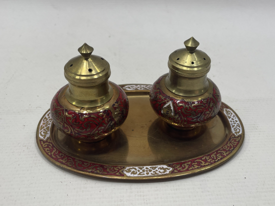 ÜZERİ MİNE İŞÇİLİKLİ ANTİKA RIHDAN TAKIMI