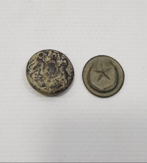 1. DÜNYA SAVAŞI İKİ ADET ASKERİ DÜĞME