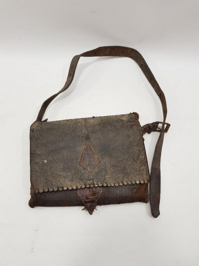 OSMANLI DÖNEMİ DERİ MUSHAF ÇANTASI 