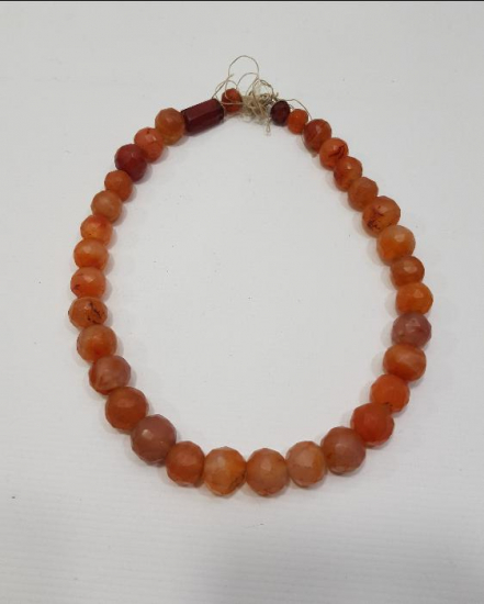 OSMANLI DÖNEMİ FASETA KESİM AKİK GERDANLIK 