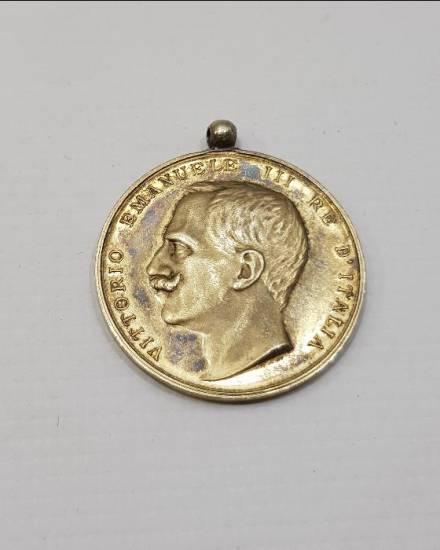 ANTİKA İTALYAN AL MERITO GÜMÜŞ MADALYA