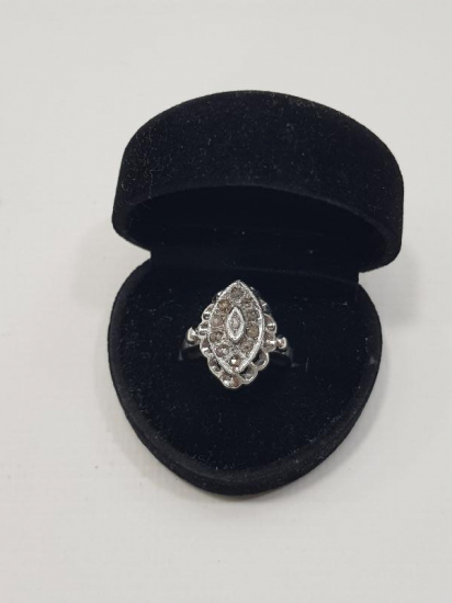 ANTİKA PIRLANTA MEKİK YÜZÜK 