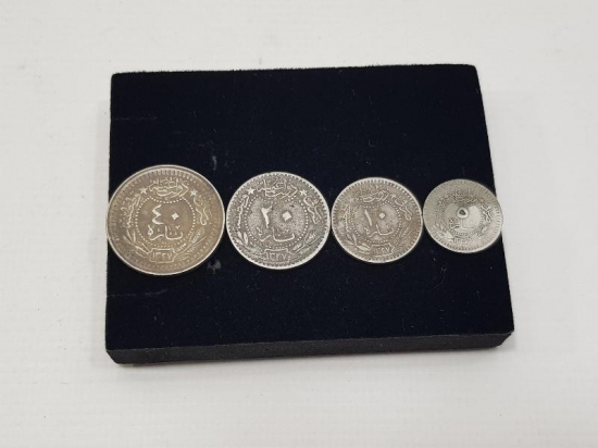 SULTAN MEHMET REŞAT HAN DÖNEMİ 5-10-20-40 PARA SETİ