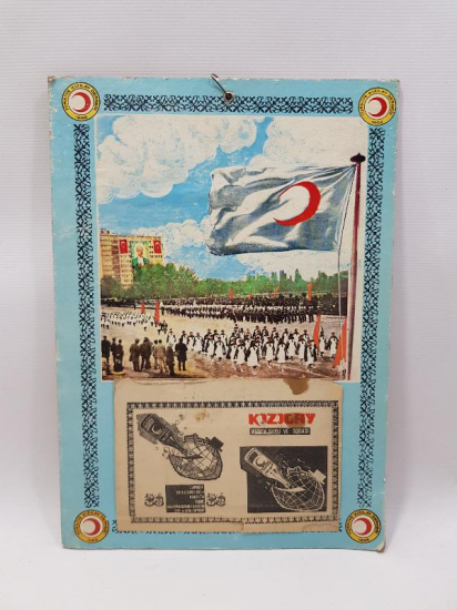 1950-1960'LARDAN NADİR KIZILAY DUVAR TAKVİM 