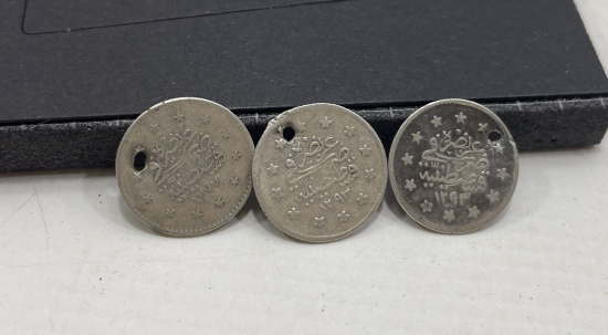 ABDÜLAZİZ VE ABDÜLHAMİD HAN DÖNEMİ AİT GÜMÜŞ 1 KURUŞ LOTU