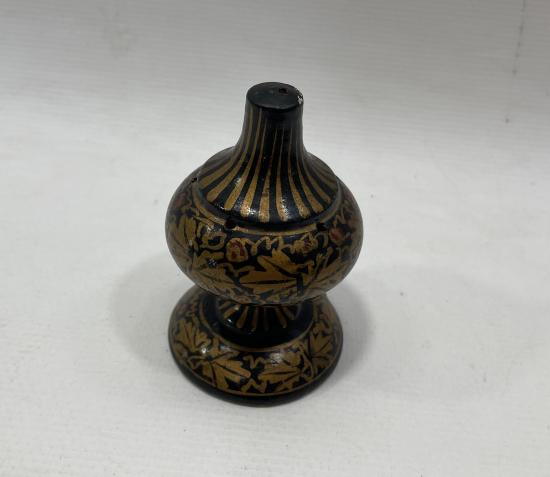 OSMANLI DÖNEMİ ALTIN VARAKLI EL BOYAMA PAPİER MACHE OBJE