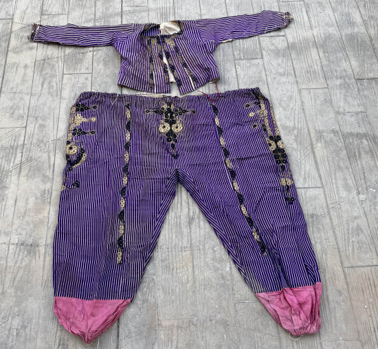 OSMANLI DÖNEMİ SIRMA VE İBRİŞİMLİ ŞALVAR CEPKEN TAKIMI